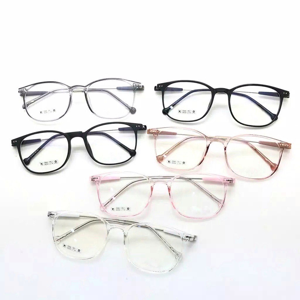 PROMO TERMURAH KACAMATA UNISEX 21301 LENTUR | FRAME PAKET NORMAL PHOTOCROMIC  VINTAGE OPTIK | STANDAR OPTIK