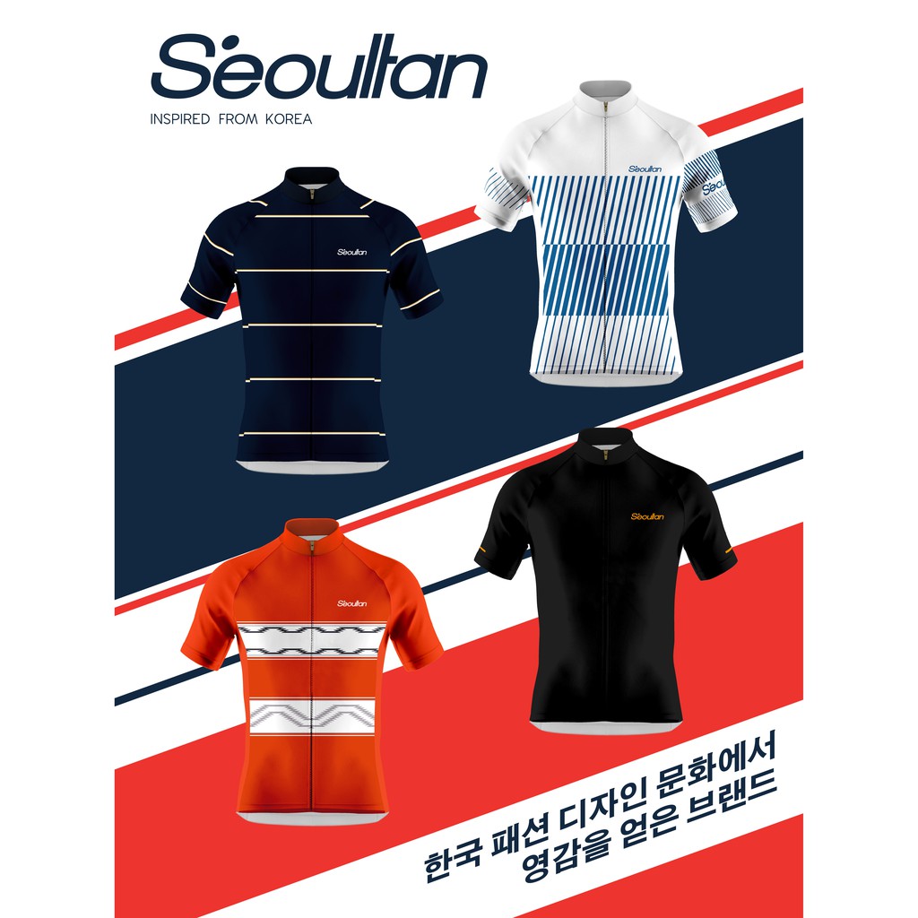 Seoultan Baju Sepeda Jersey Bersepeda Lengan Pendek Pro Road Bike MTB Gunung