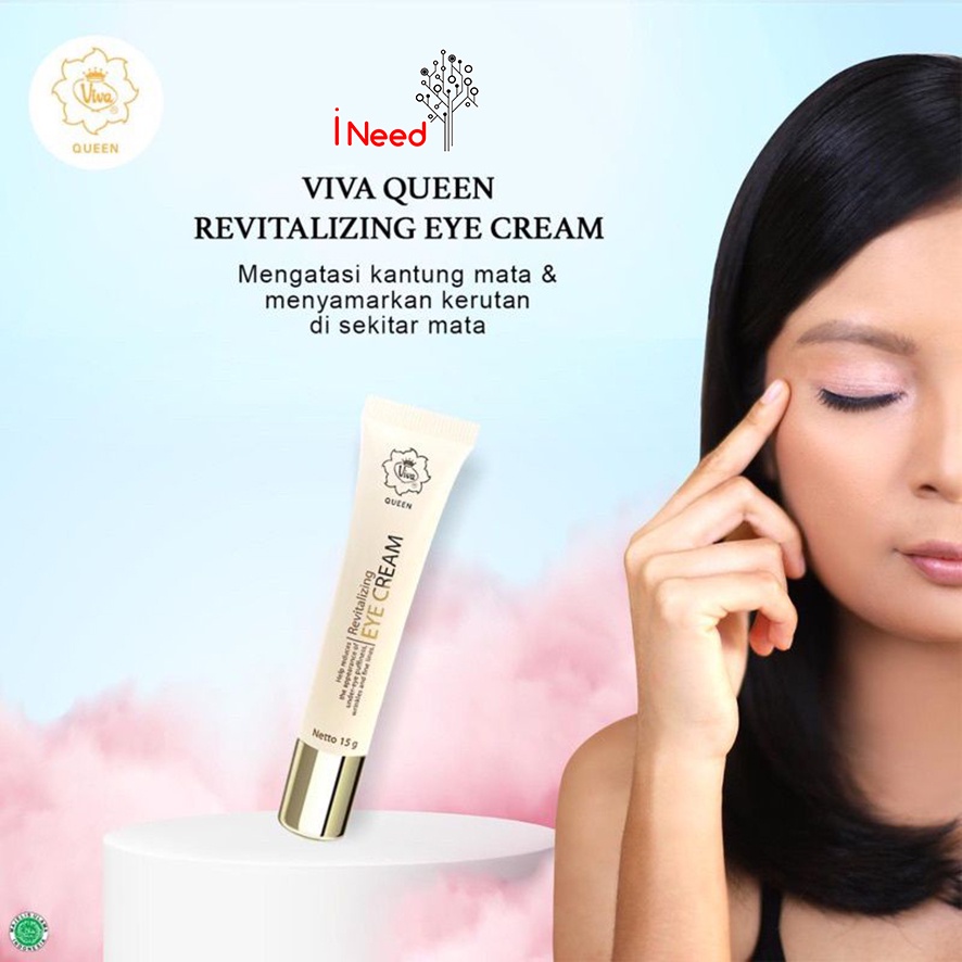 (INEED) VIVA QUEEN Eye Cream &amp; Eye Base Gel 15gr / Krim Mata / Gel Mata