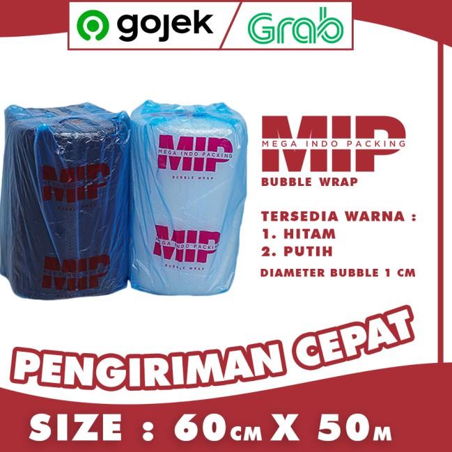 

☛ BUBBLE WRAP ROLL 60 CM X 50 METER HITAM PUTIH MEGA INDO PACKING MIP - Mega 60cm Hitam ♬