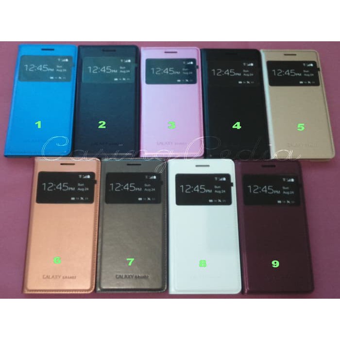 Samsung Galaxy Grand 2 G7102 S View Flip Cover Case Diskon