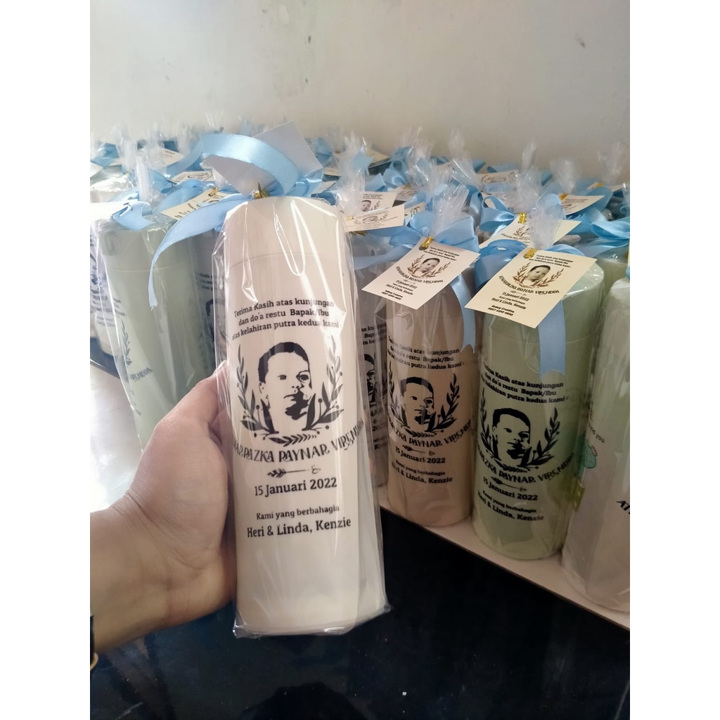 Botol Sablon,Botol Kaktus,Souvenir Kelahiran,Souvenir Pernikahan