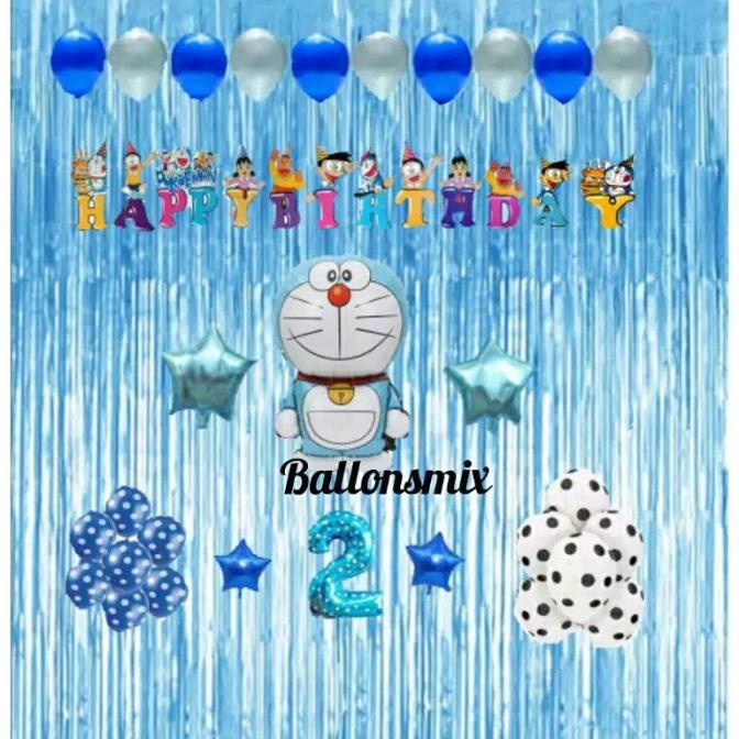 Dekorasi Set Doraemon/Dekorasi Ulang Tahun