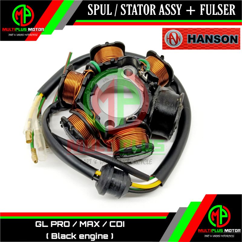 Spul Spull Sepul Stator assy + fulser GLPRO GL PRO CDI,GLMAX GL MAX CDI,BLACK ENGINE