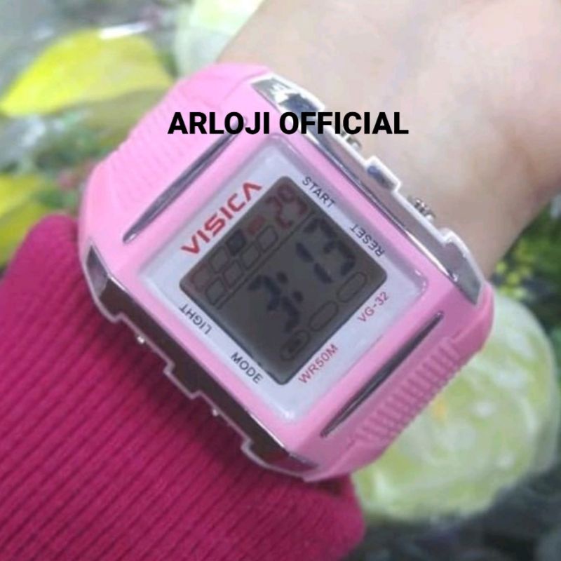 JAM TANGAN PRIA DAN WANITA VISICA SEGI VG32 ORIGINAL WATER RESIST