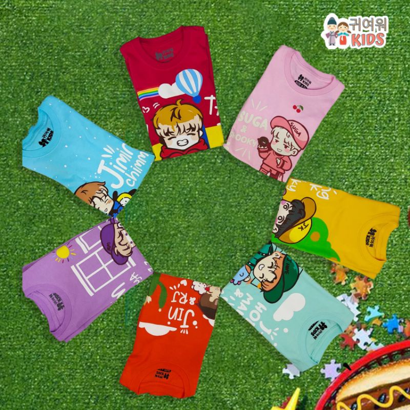 DRESS BANGTAN EDISI BTW | Dress BTS super kiyowo baju anak dari umur 2-10 tahun dress anak perempuan