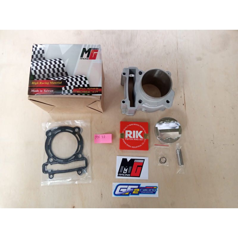 blok mx 72 ceramic blok vixion 72 ceramic blok mx king 72 ceramic mg racing piston fjn ring rik orig