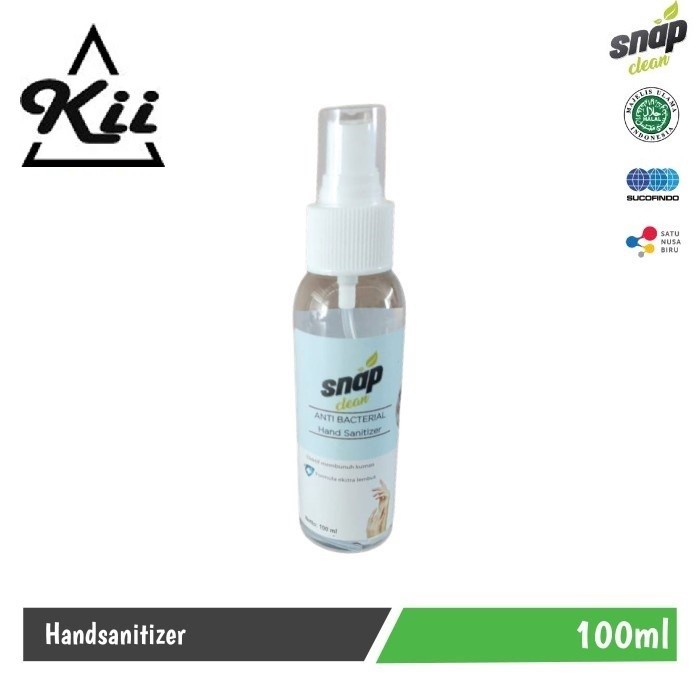 Snap Clean Hand Sanitizer Botol Spray - Handsanitizer Alkohol 70%