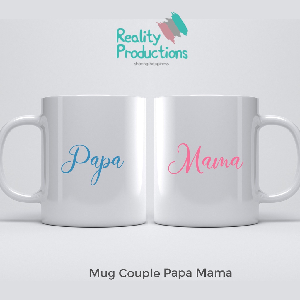 Mug Couple Ayah Bunda Bapak Ibu Mama Papa Abi Umi Hadiah Orangtua