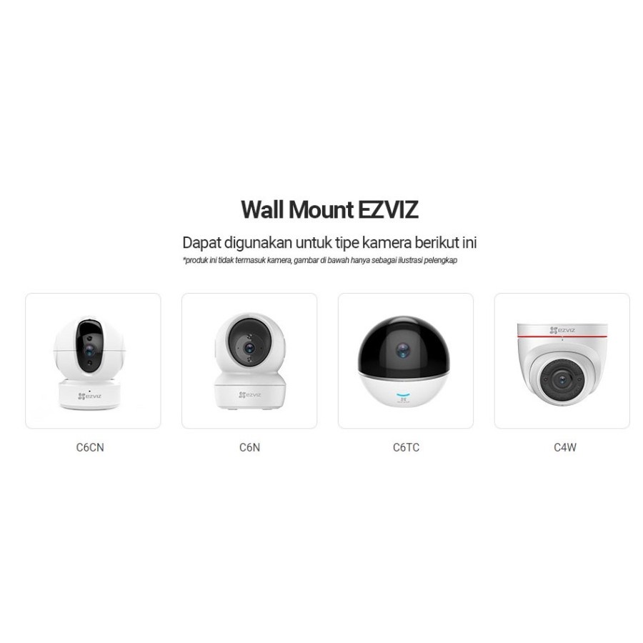 EZVIZ Wall Mount - For Pan-Tilt and Turret Camera For C6N C6CN C6C C4W