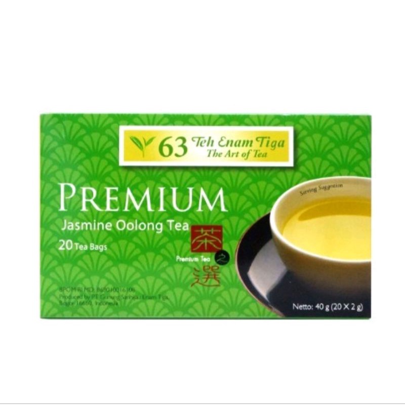 

Teh 63 Premium Oolong Jasmine Tea Celup / T63 Teh Celup melati ( Teh & Kesehatan )