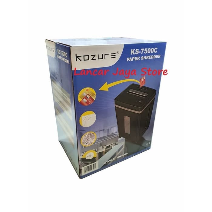 Paper Shredder Kozure KS-7500 Cross Cut/Kozure Mesin Penghancur Kertas