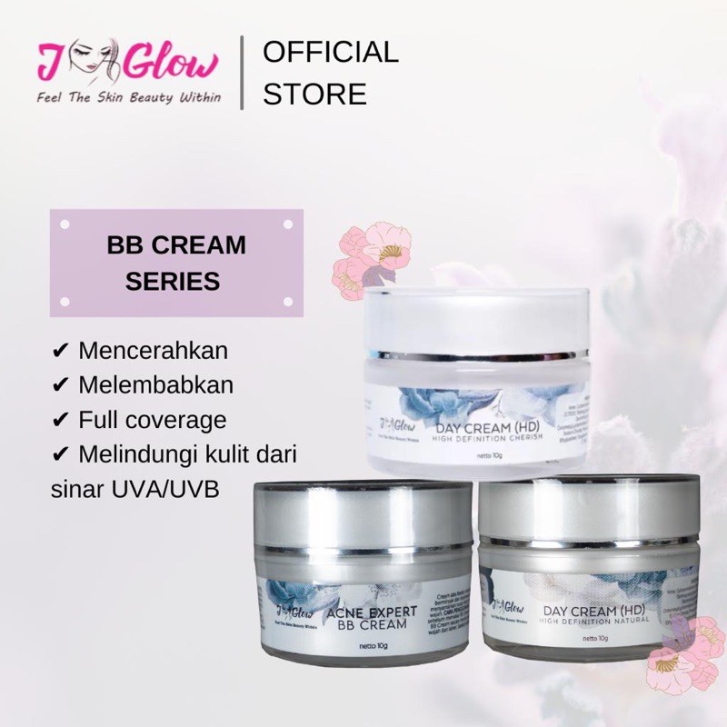 Jglow skincare J glow Jiglow BB cream Acne Expert HD Cherish HD Natural glow glowing menjaga paparan