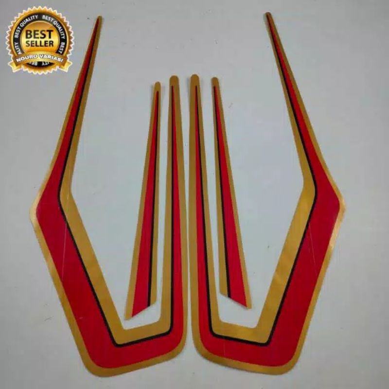 Lis stiker striping RX king 1983 merah