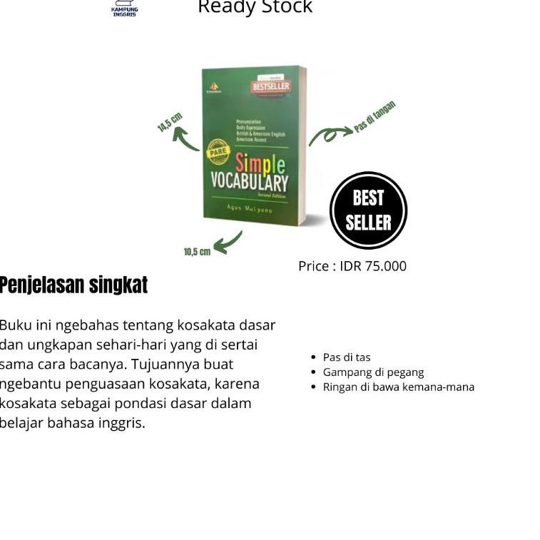 

PAKET ENGLISH LEBIH HEMAT / BUKU BAHASA INGGRIS ASLI KAMPUNG INGGRIS UnB |Dapatkan Diskon