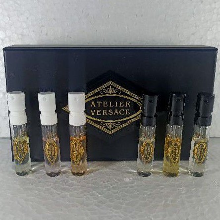 Vial Parfum Set OriginaL Versace Atelier EDP 1.5 ml x 6 Pc Murah