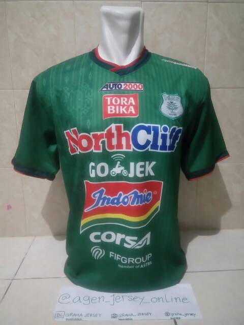 Jersey PSMS Medan Home 2018 Liga 1 Gojek Hijau Printing Terbaru Lokal