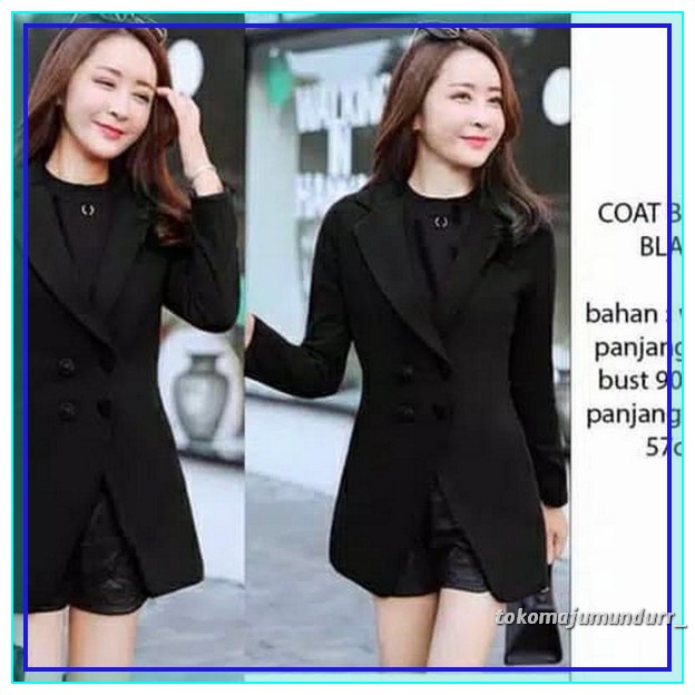 Baju Formal Blazer Blezer Wanita Murah Terbaru Atasan Kerja Cewek Kekinian Fashion Korea Premium A51