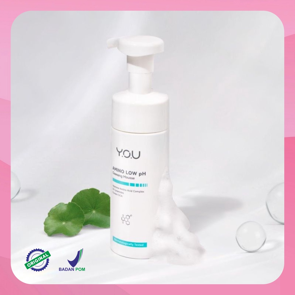 You Amino Low pH Cleansing Mousse 150ml 5X Ceramides | Pembersih Wajah