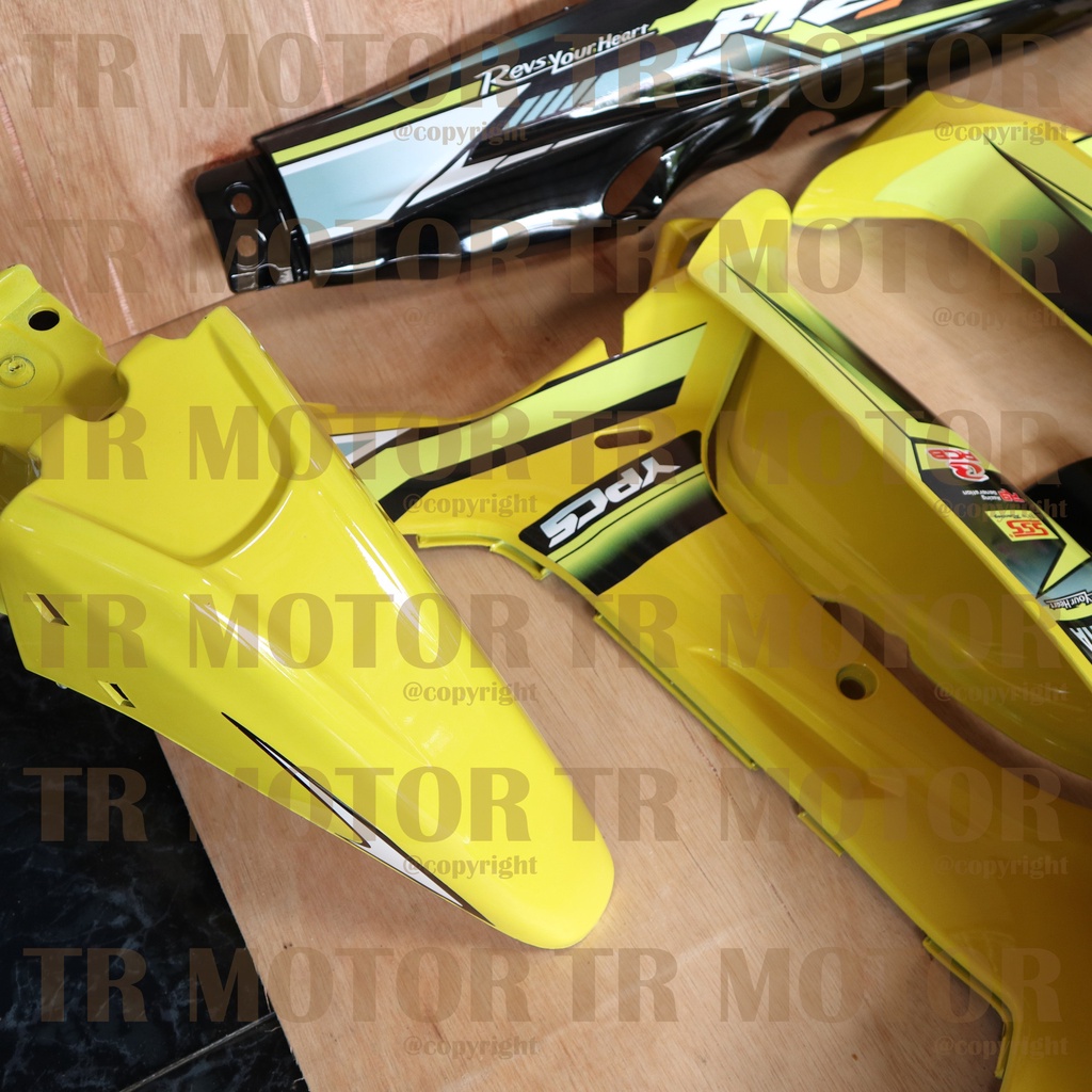 Cover Body Fizr F1zr Custom Kuning Full Set Halus Cover Bodi Yamaha Fiz r