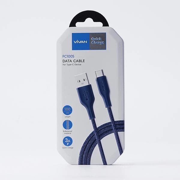 Kabel Data Vivan FRC/RFM/RFL100s - Blue, Grey, White