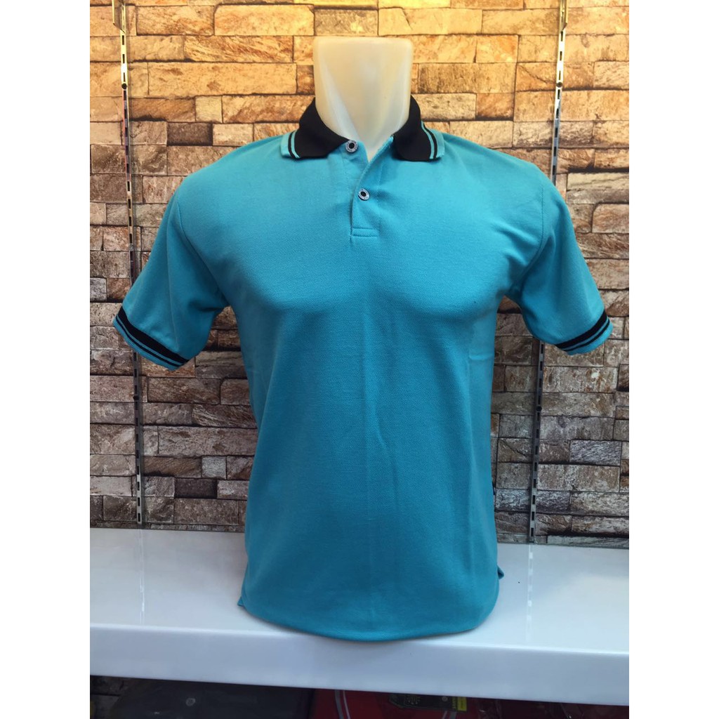 teal polo shirts