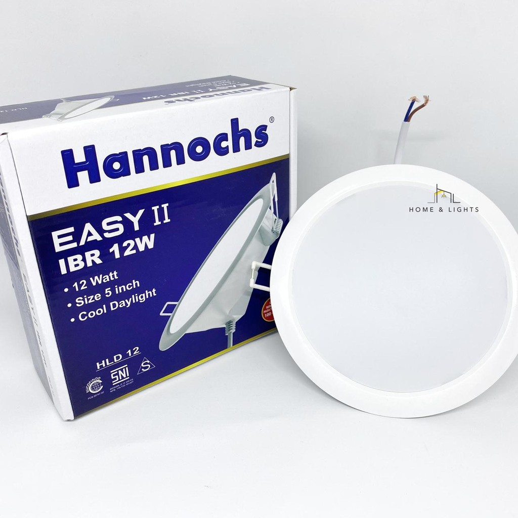 Lampu Downlight LED Hannochs Easy II Bulat 12W