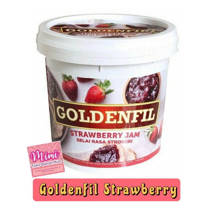 

Selai Goldenfil Stroberi 1kg Strawberry Jam