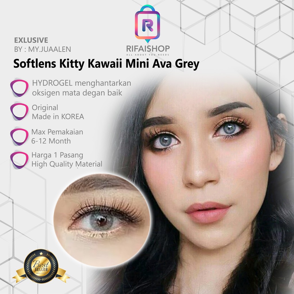 Softlens ORIGINAL Ava Grey by kitty kawaii Soft lens