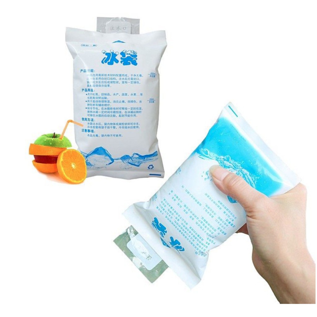 Ice Gel Pack 400 ML Pendingin Air Cooler Bag Frozen Food Jelly Ice Cooler