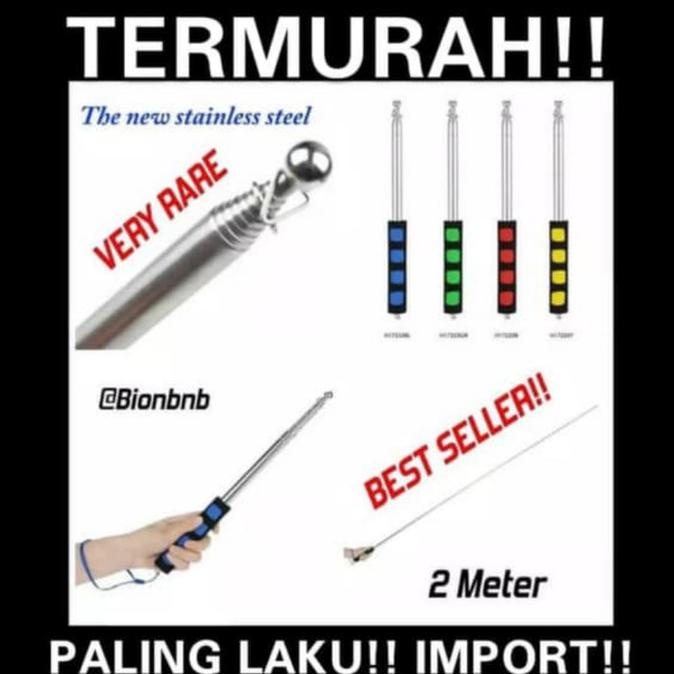 

>*>*>*>*] Tiang Bendera Genggam Tour Leader 2 Meter BEST SELLER!!!