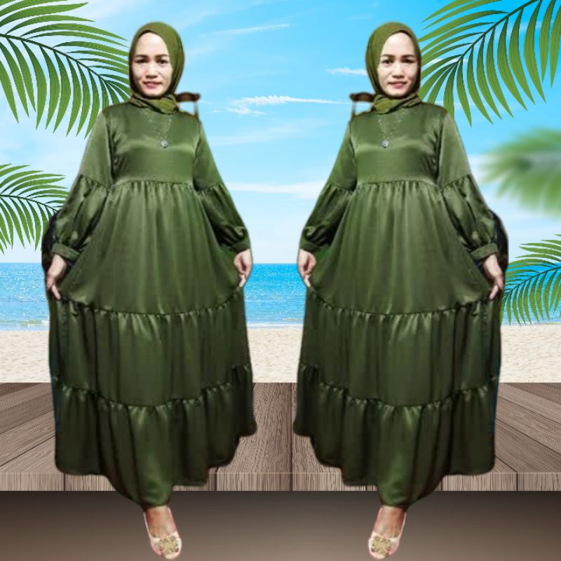 ( Dress ) MIDI SULTAN MAXMARA LUXURY PREMIUM