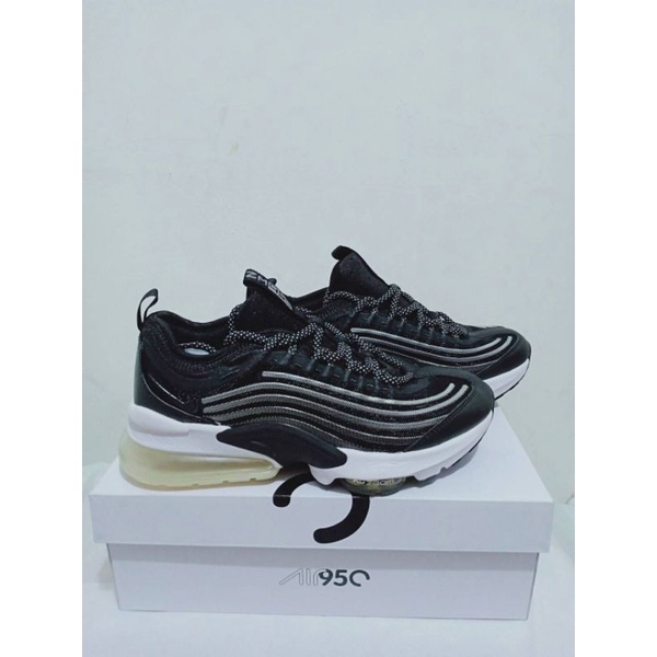 NIKE AIRMAX 950 ZM BLACK SILVER WHITE PREMIUM QUALITY