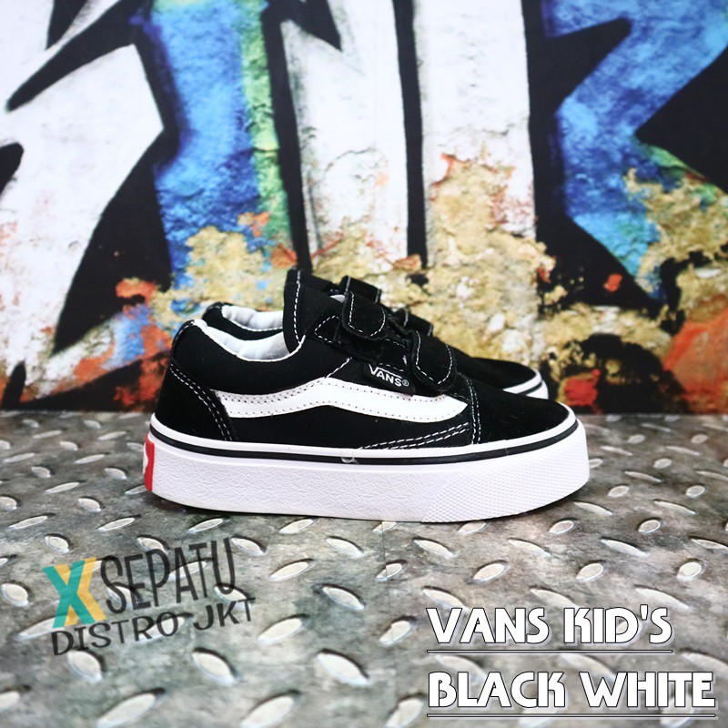 SDJ SEPATU SNEAKERS ANAK LAKI PEREMPUAN VANS OLD SKOOL 
