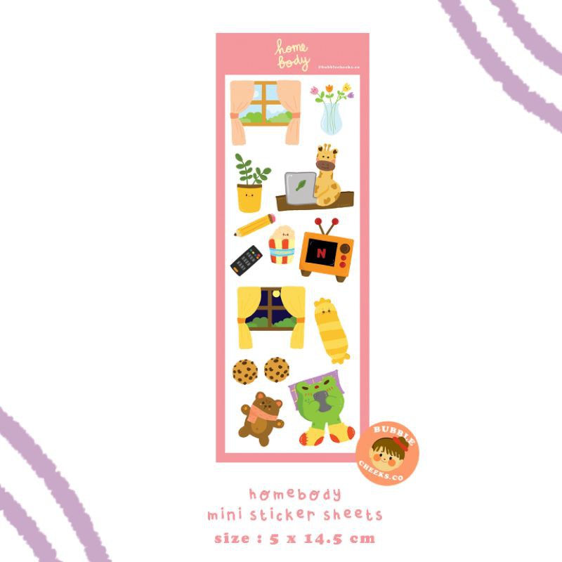 

sticker sheets homebody korean style bubblecheeks.co