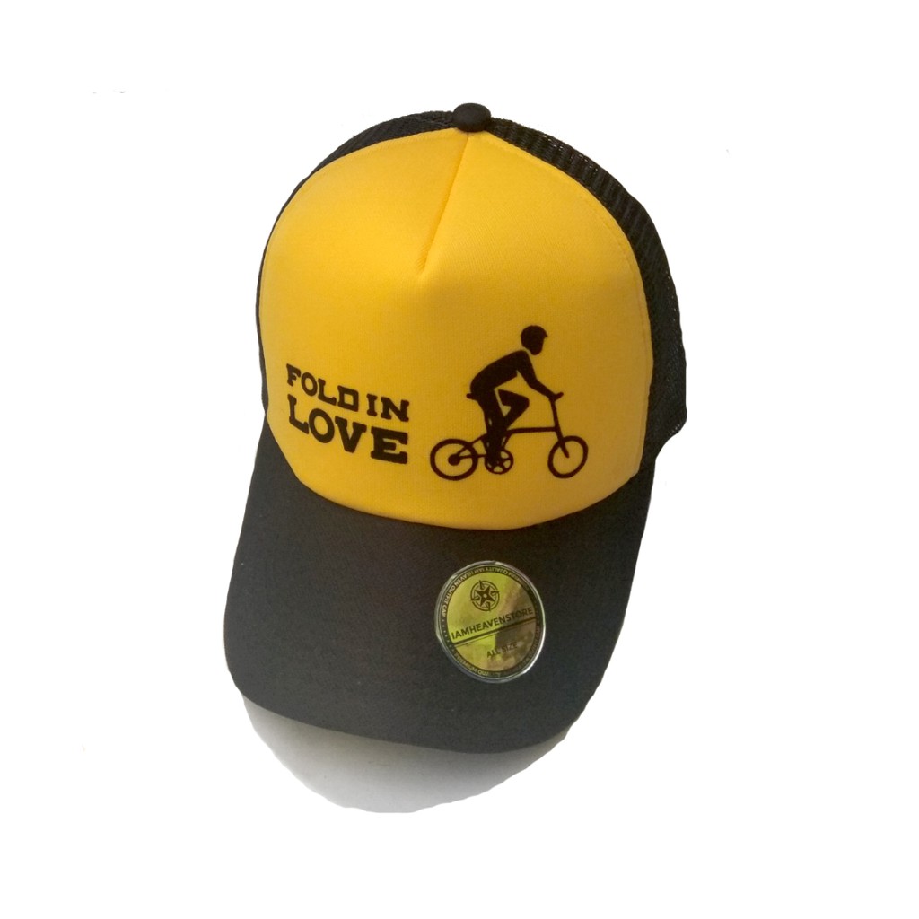 (BISA COD) TOPI SEPEDA LIPAT CYCLINGCAP FOLDING FOLD IN LOVE