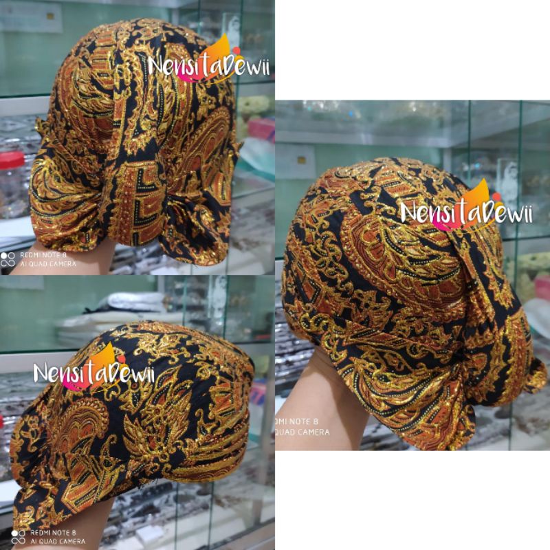 Blangkon Pengantin Jogja / Motif Semenromo