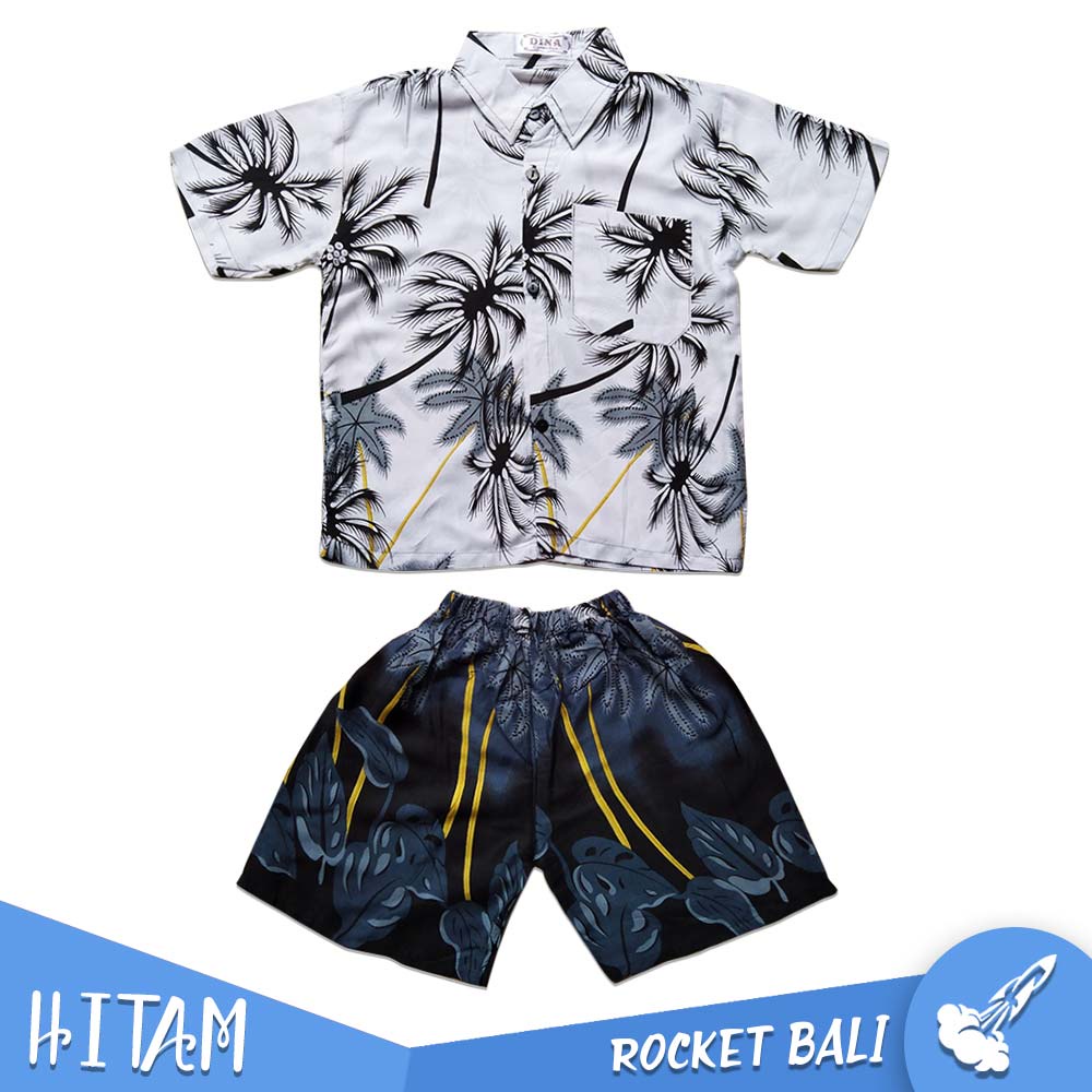 Set Baju Pantai Anak - Baju Dan Celana Anak Laki-laki - Baju Pantai Anak Cowok - Setelan Anak Murah