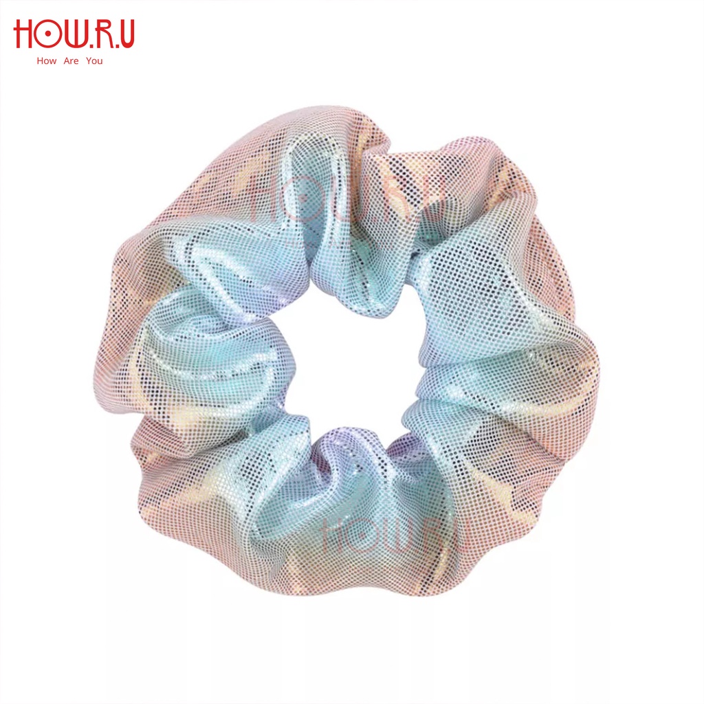 HOW.R.U | Scrunchie / Ikat Rambut Motif Hologram