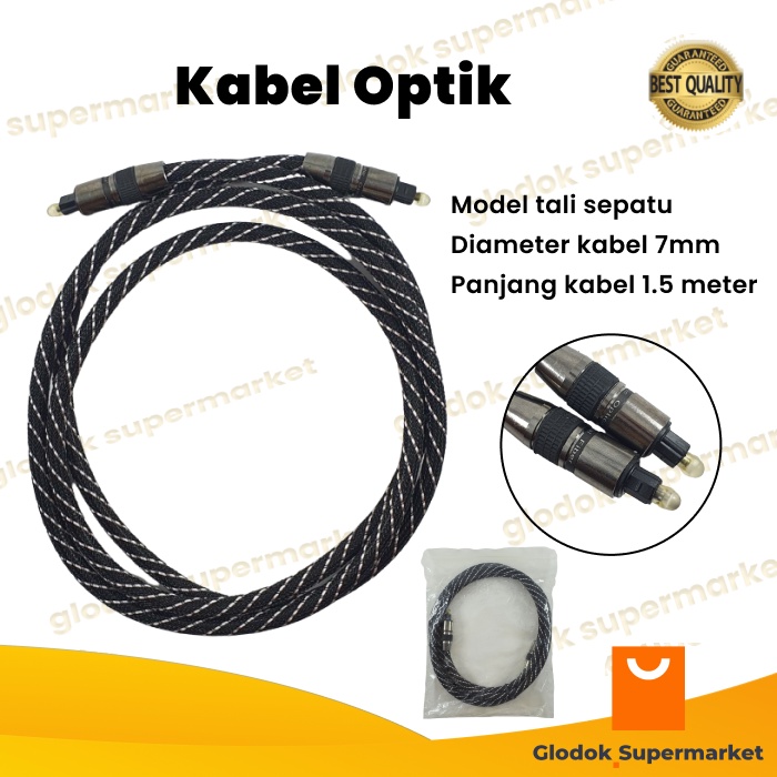 Kabel Optik Toslink Audio Fiber Optic Cable