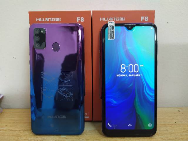 Smartphone Android Huangmi F8 Maron Layar 6 In Waterdrop Grs Resmi 1 Th Shopee Indonesia