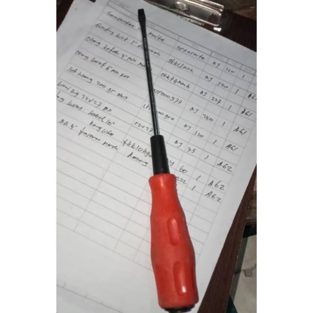 OBENG KARET 8 INCH MINUS MURAH / OBENG STRAWBERRY 25CM HANYA MINUS