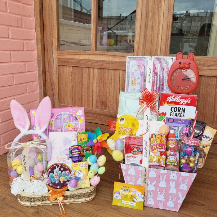 

Paket dekorasi box hampers easter bunny eggs kelinci telur paskah 15