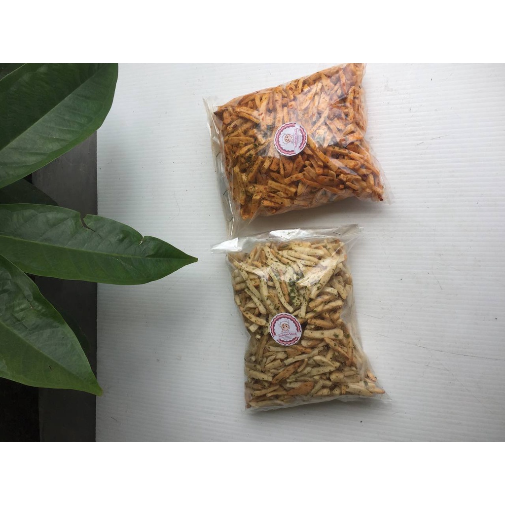 

Basreng daun jeruk kriuk pedas dan original 250 gram