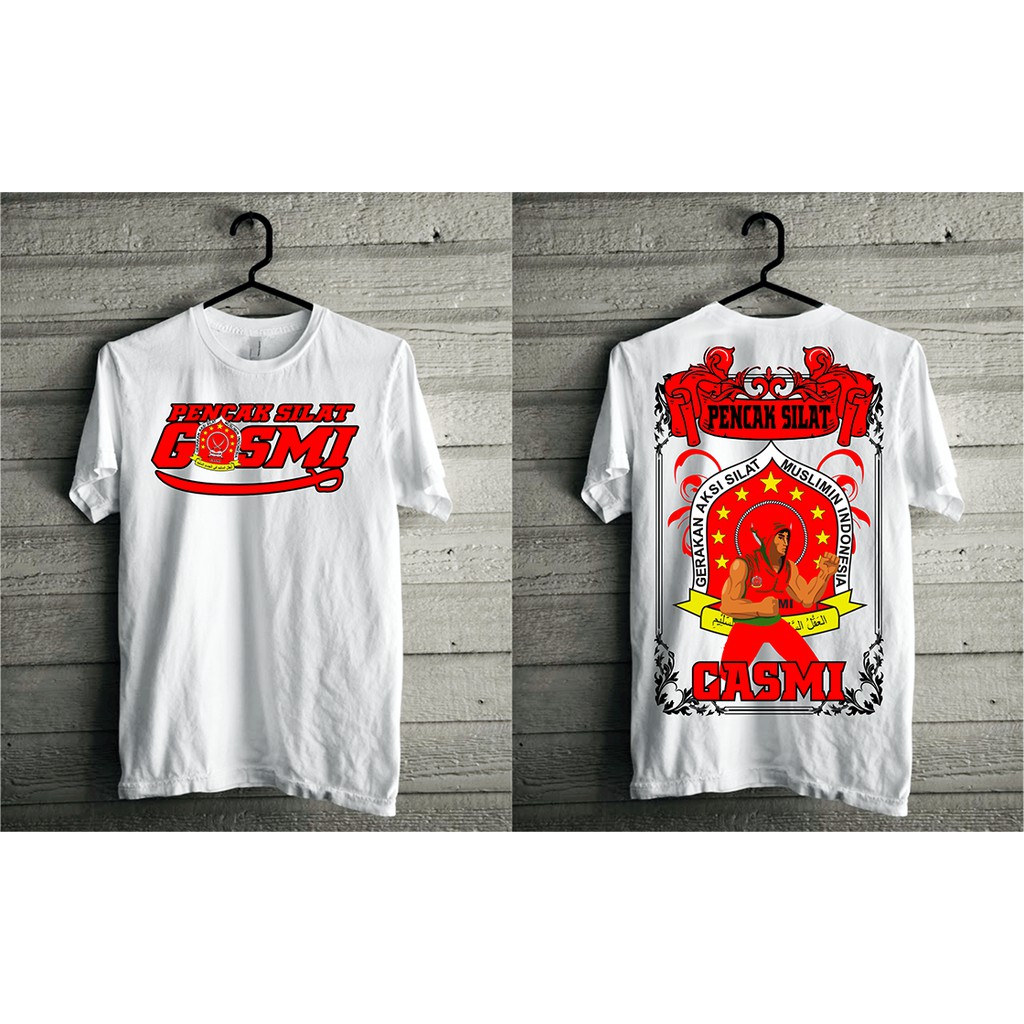 Kaos Gasmi-Kaos Pencak Silat Gasmi-Kaos Putih