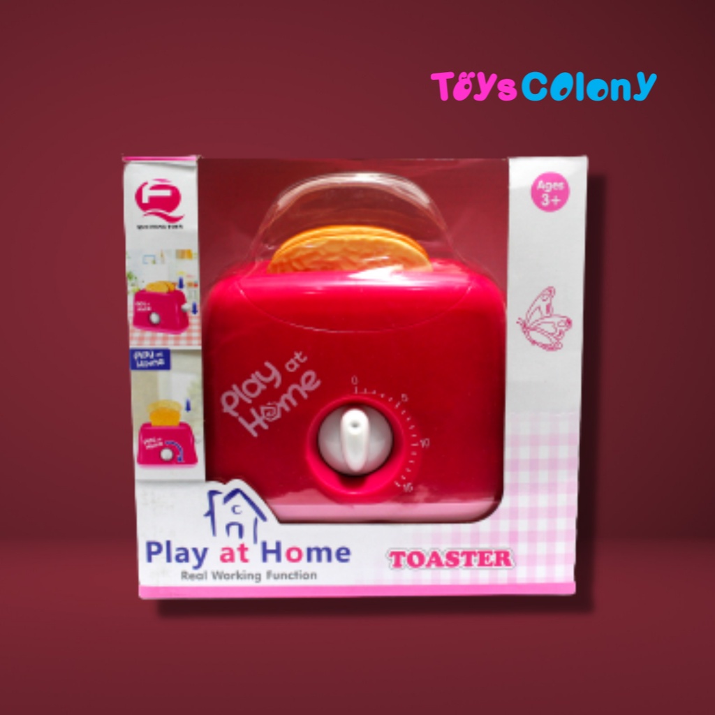 Mainan Alat Pemanggang Roti Toaster with Timer Setting QF26136P