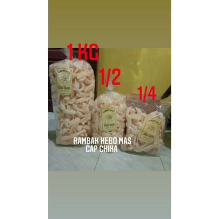 

krupuk rambak kulit sapi asli 250 gr super murah dan enak