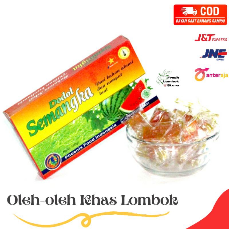 

Dodol Semangka 160gr Oleh-oleh Khas Lombok Phoenix Food