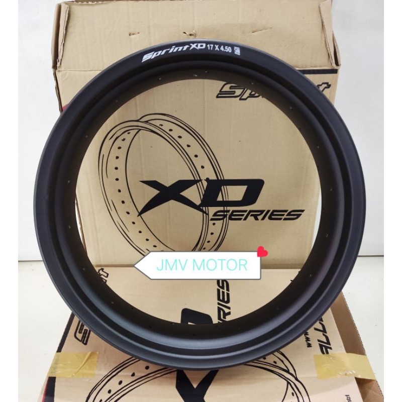 VELG JARI-JARI SPRINT XD 17x450 H36 BLACK DOFT