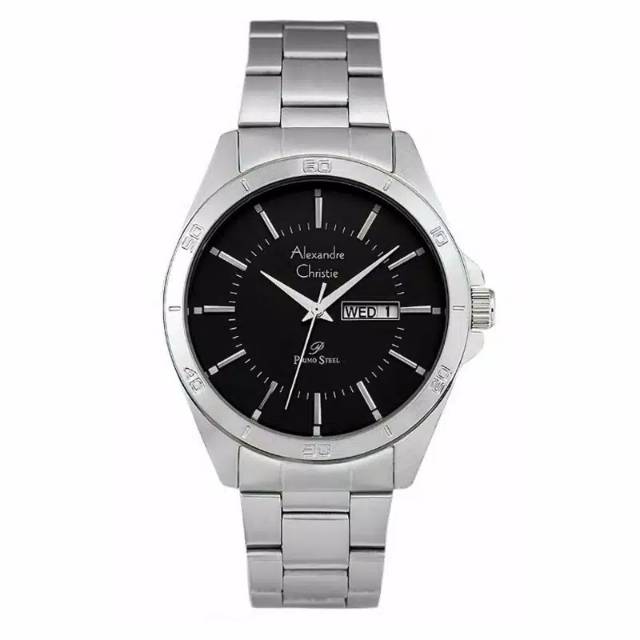 ALEXANDRE CHRISTIE AC 1011 ME ORIGINAL ( SILVER BLACK DIAL)